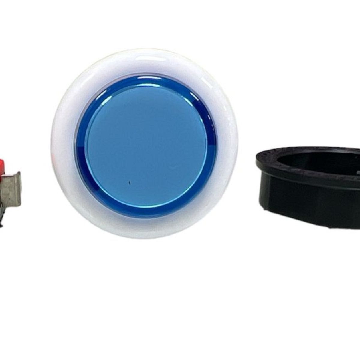 DM - BOTÓN ARCADE AZUL CON MICRO SWITCH TIPO DOMO 33MM