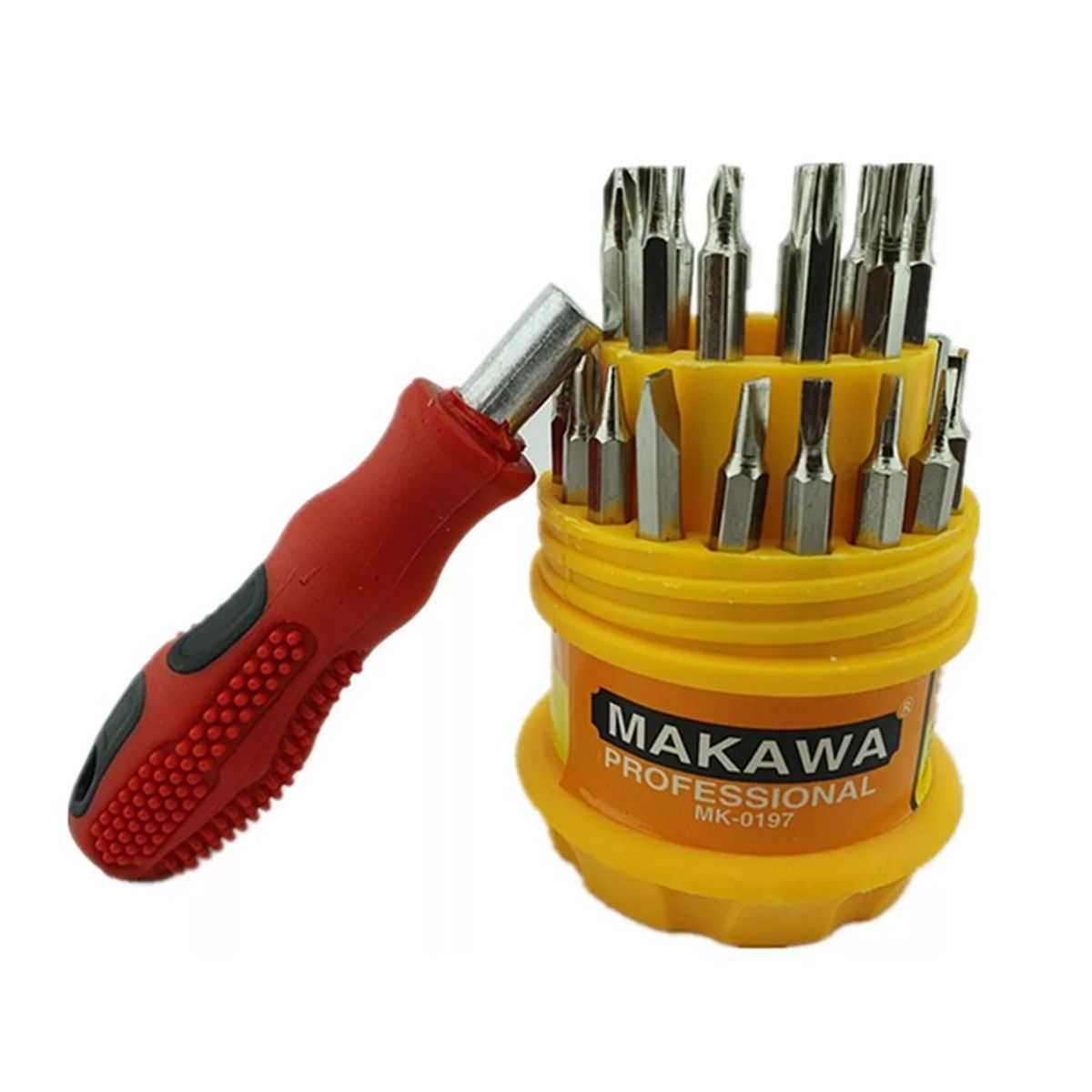 GENERICO - Destornillador Con 31 Puntas Set De Herramienta Reloj Makawa