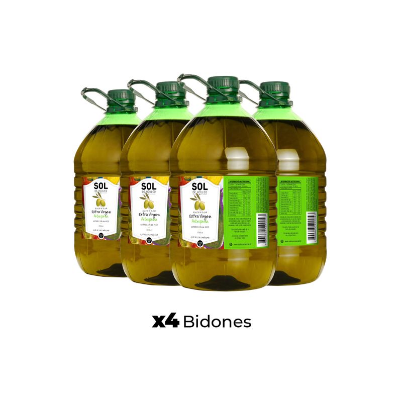 SOL DE ACULEO - Aceite de Oliva EV Sol de Aculeo Arbequina 4 x 5000 ml