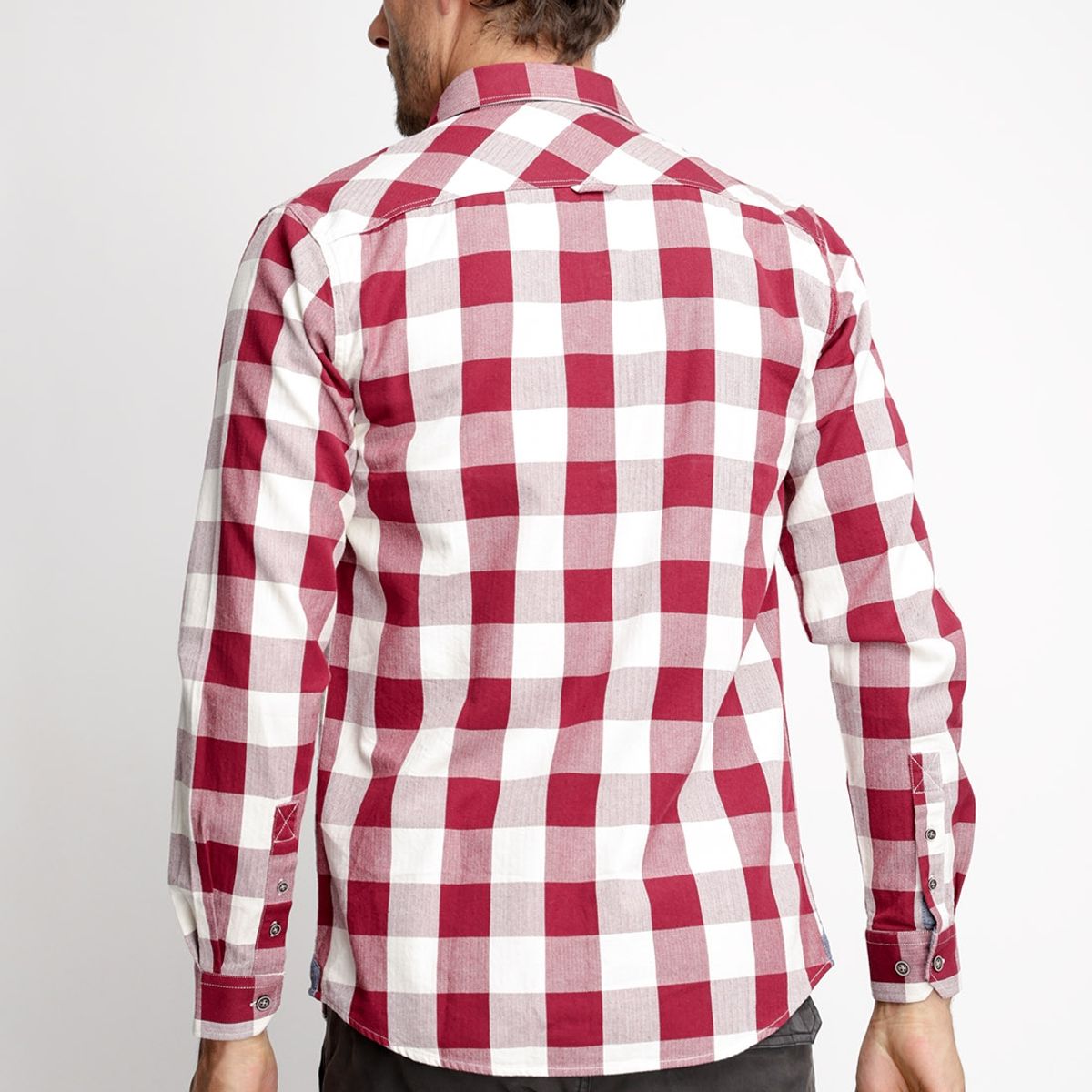 FEROUCH - Camisa Checkered Indiana Fj RojoFerouch