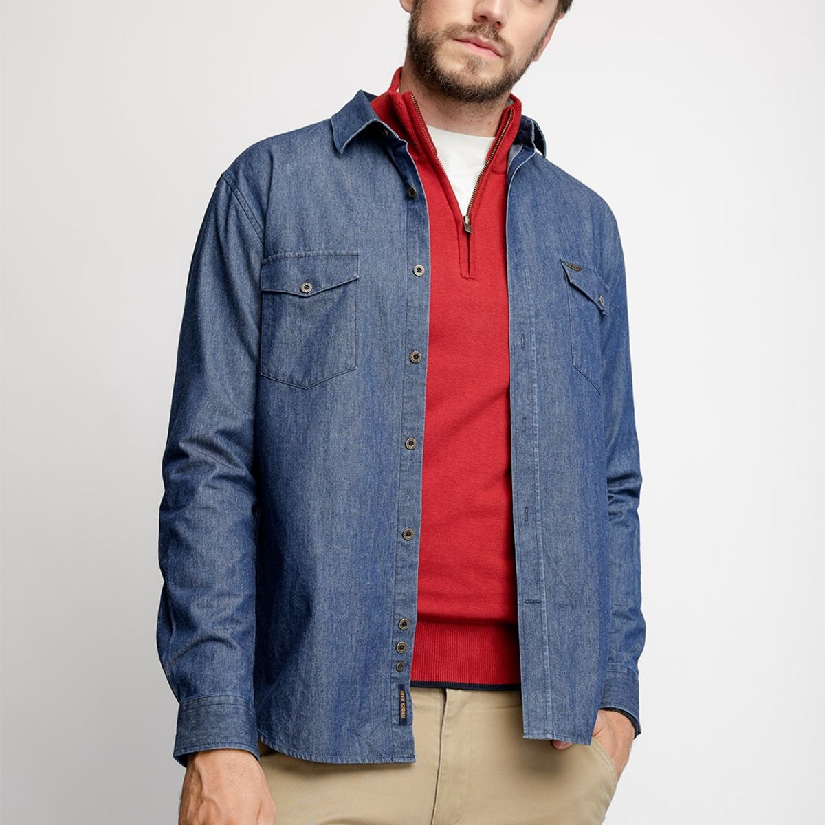 FEROUCH - Camisa Denim Baltimore Fj Azul Ferouch