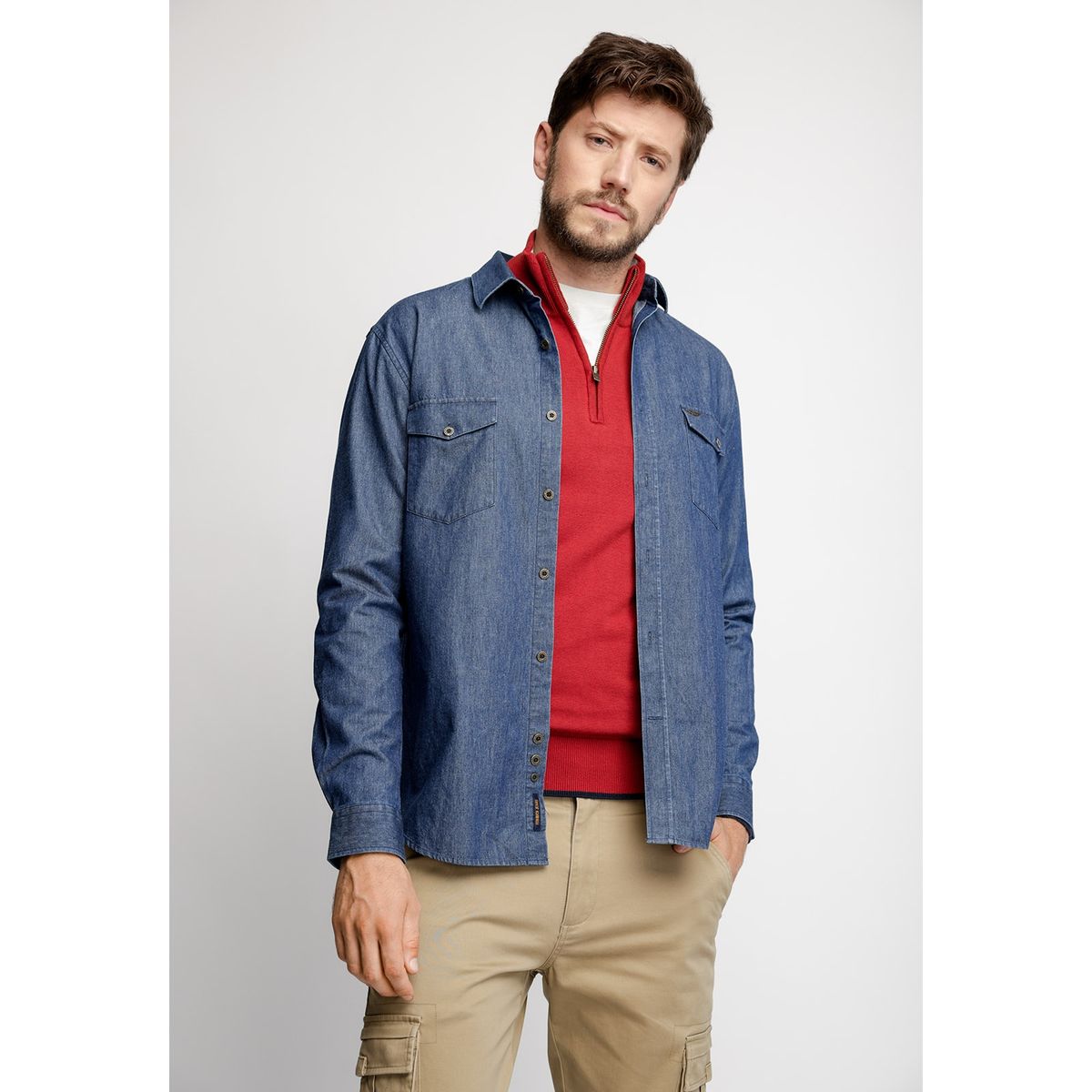 FEROUCH - Camisa Denim Baltimore Fj Azul Ferouch