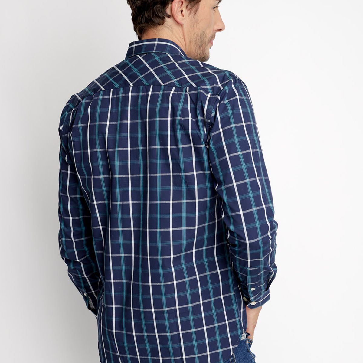 FEROUCH - Camisa Checkered Chicago Fj Azul Ferouch