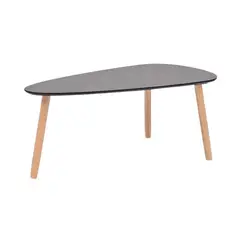 GENERICO - Mesa de centro Elipse negra Home Planet