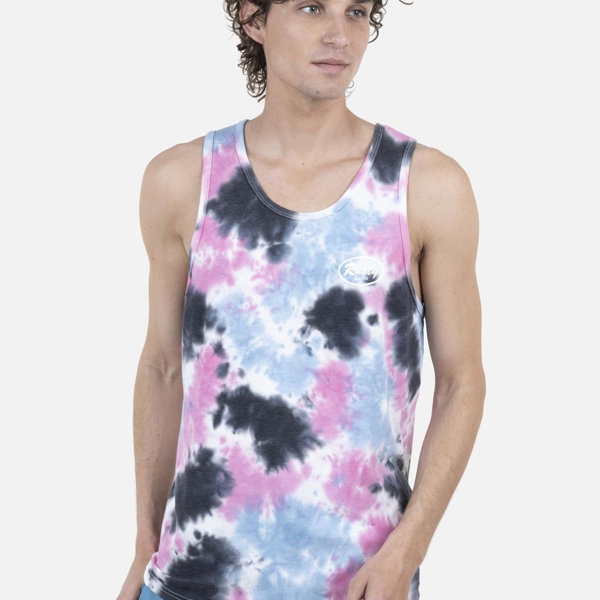 RUSTY - Polera Hombre SINCE DIE TANK Multicolor Rusty RUSTY