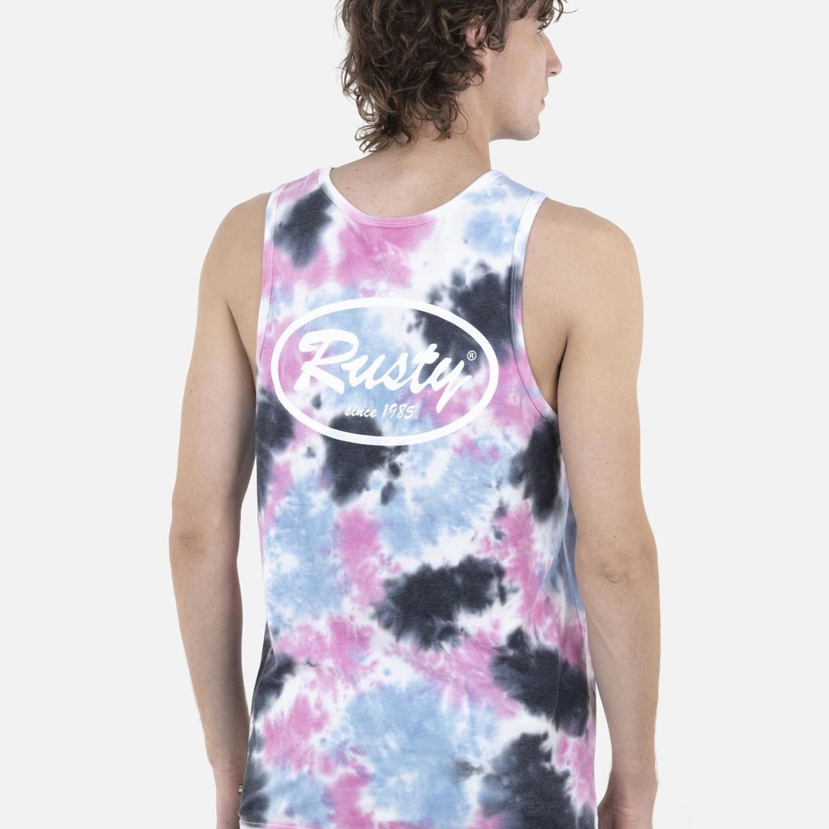 RUSTY - Polera Hombre SINCE DIE TANK Multicolor Rusty RUSTY
