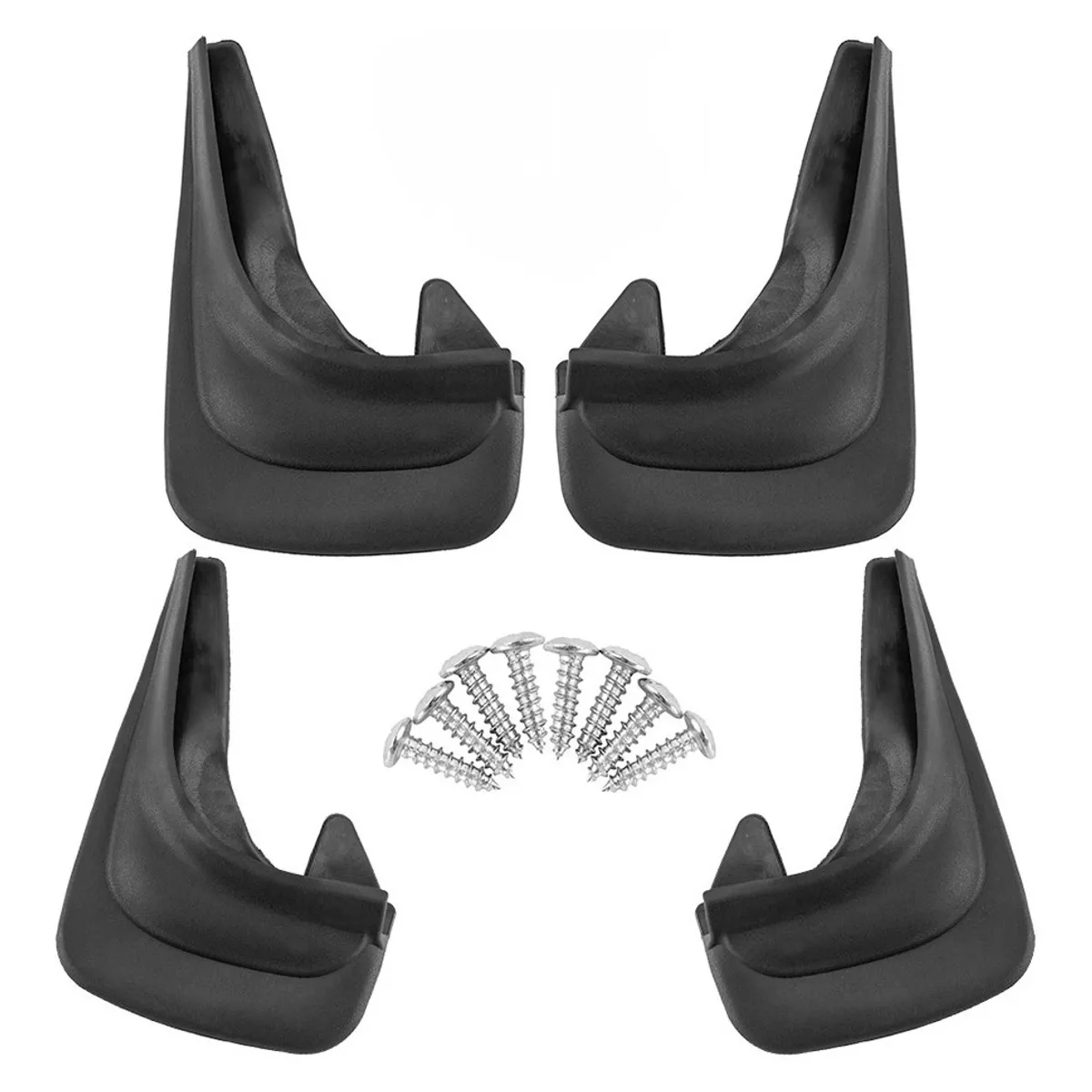 GENERICO - X4 Guardabarros Guarda Fango Auto Universal Goma