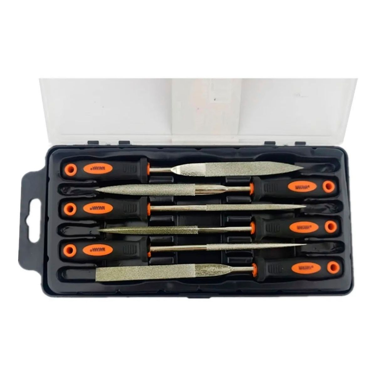 MAKAWA - Juego De Limas De Acero 6 Piezas Makawa