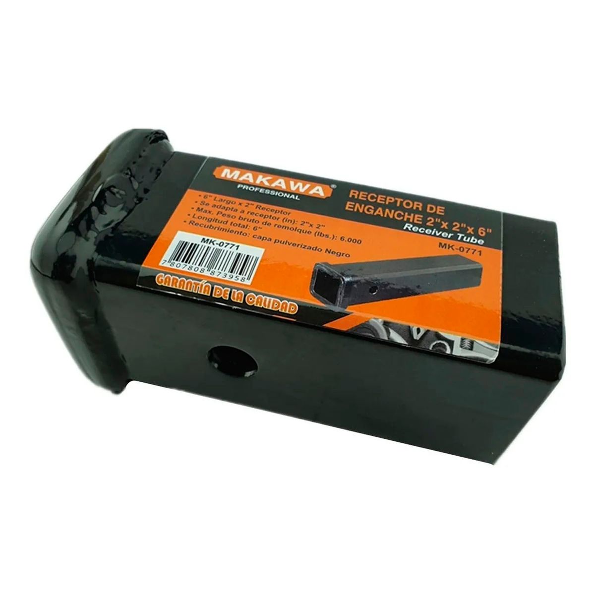 MAKAWA - Tubo Receptor De Enganche 2puLG X 2puLG X 6puLG Makawa