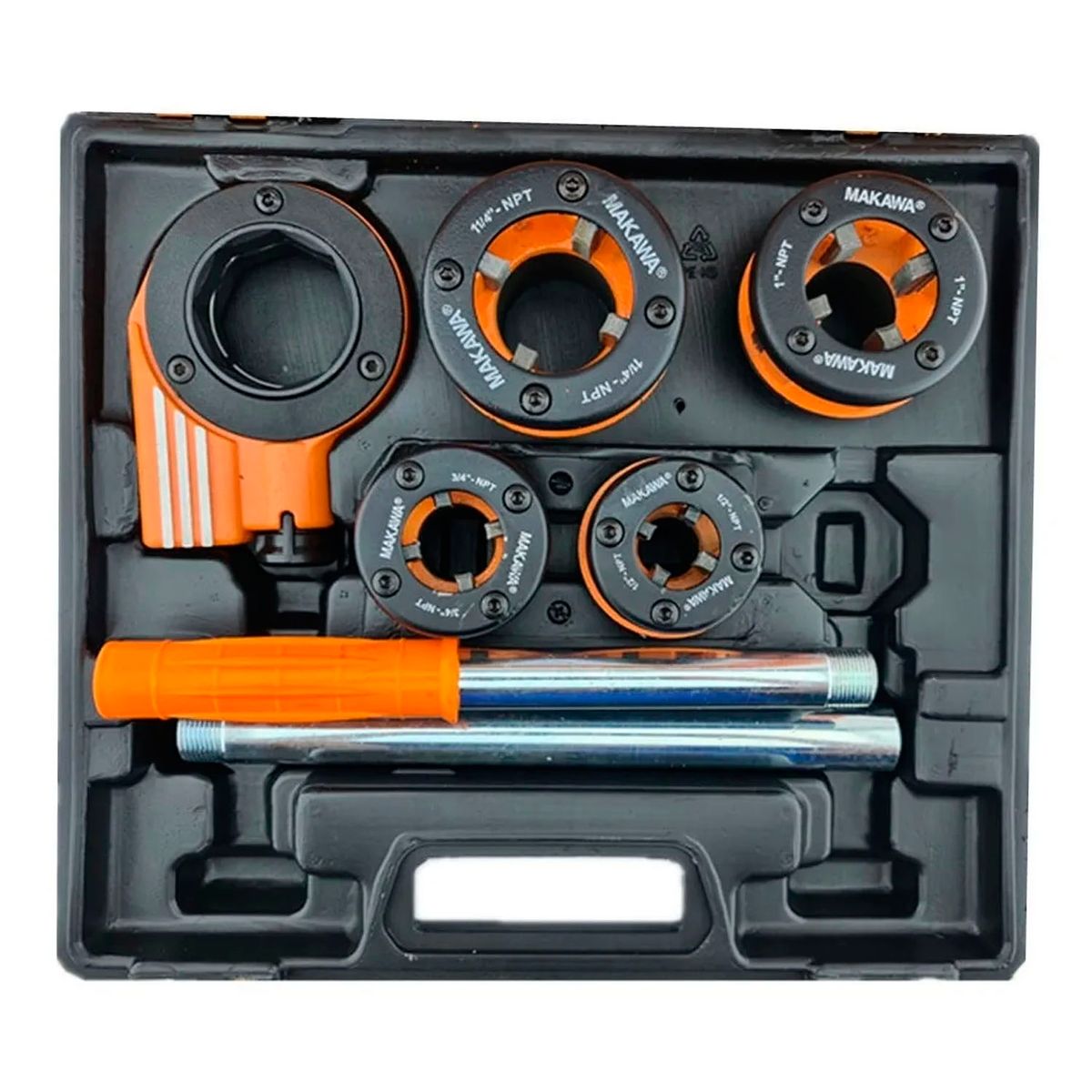 MAKAWA - Set Kit Juego De Terrajas Manual Para Tubo 4 Piezas Makawa