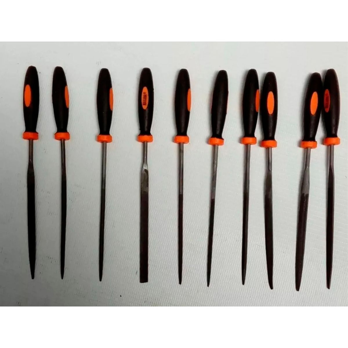 MAKAWA - Kit Set Juego De Mini Limas / 10 Piezas / 3mm X 140mm Makawa