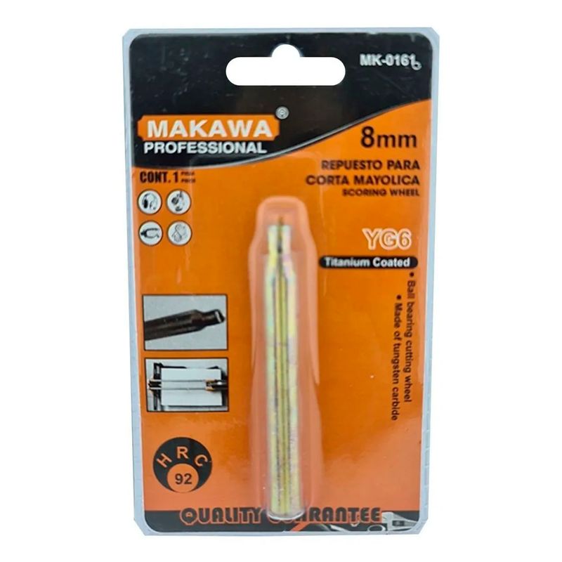 MAKAWA - Rodel Repuesto Para Cortadora De Ceramica 8 Mm Makawa