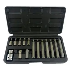 MAKAWA - Juego De Puntas Estrella Torx 15 Piezas