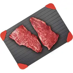 GENERICO - Bandeja Tabla De Aluminio Descongeladora Rápida Carne