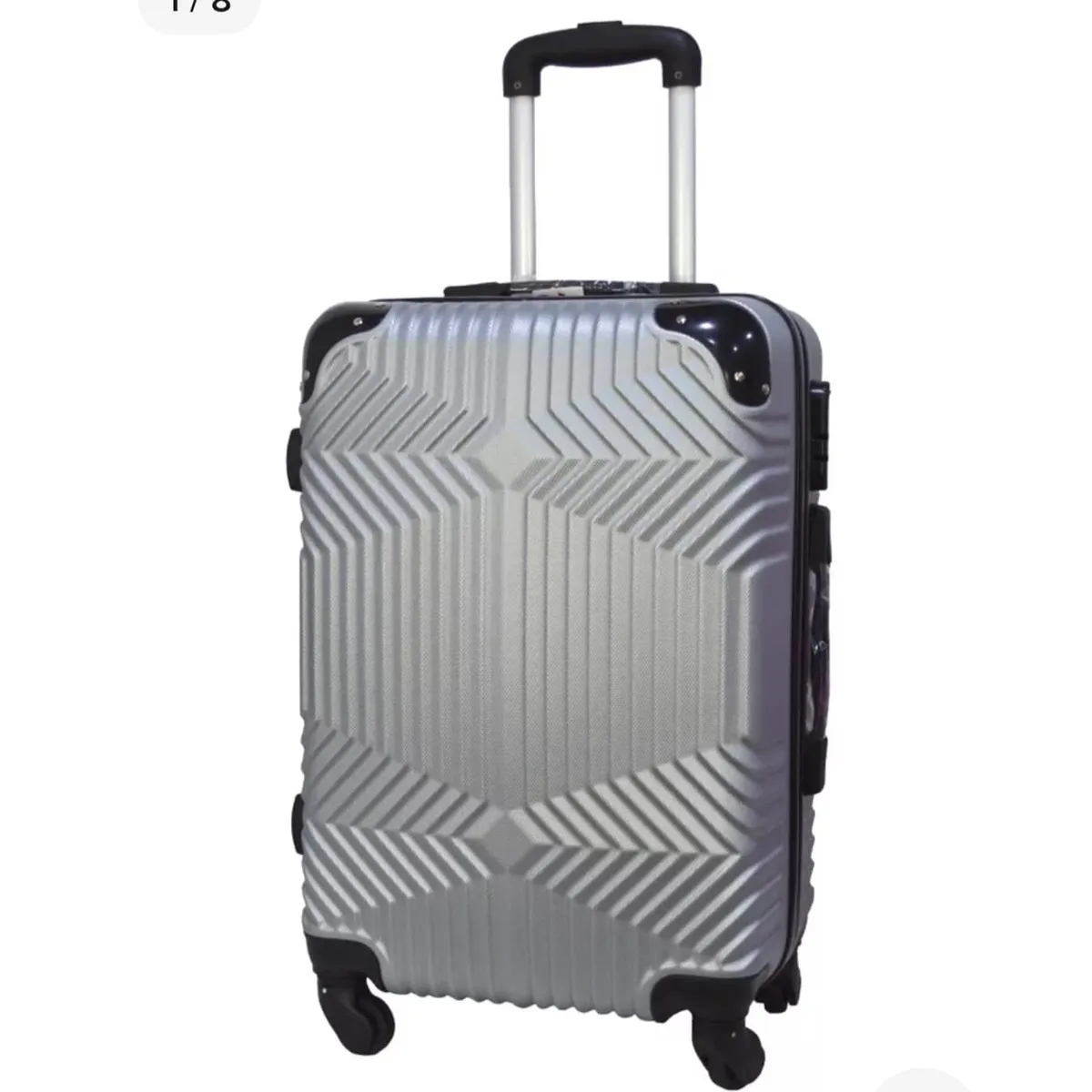 GENERICO - Maleta Grande Bodega 23 kg Plateado