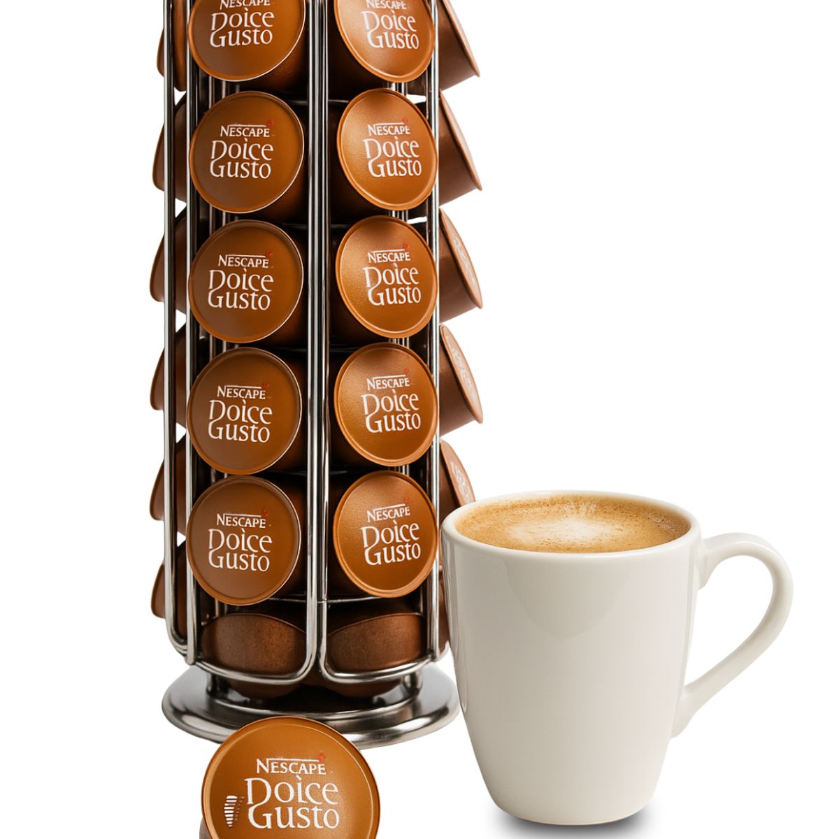 GENERICO - Porta Cápsula Para Dolce Gusto Giratorio 360° 18 Capsulas