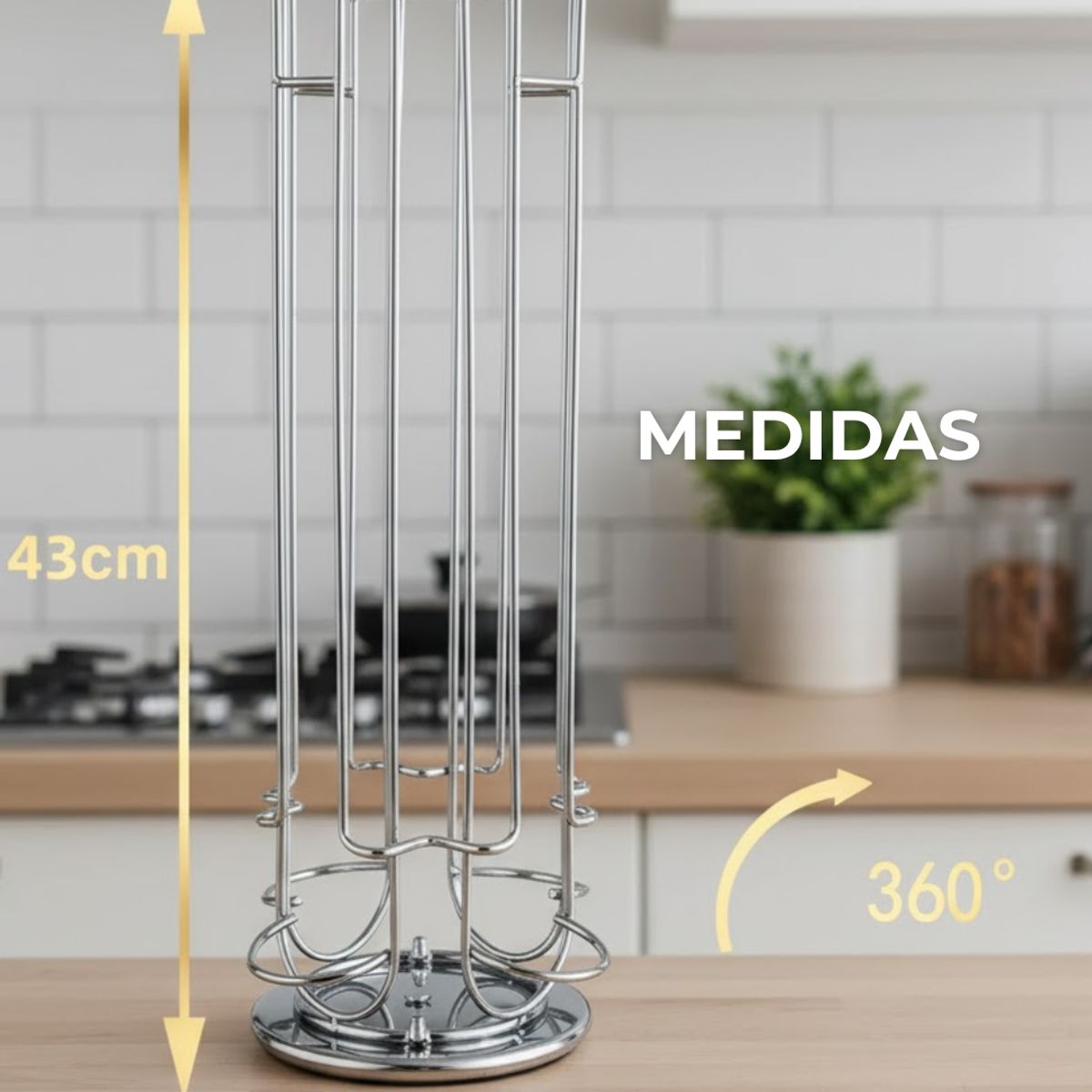 GENERICO - Porta Cápsula Para Dolce Gusto Giratorio 360° 18 Capsulas