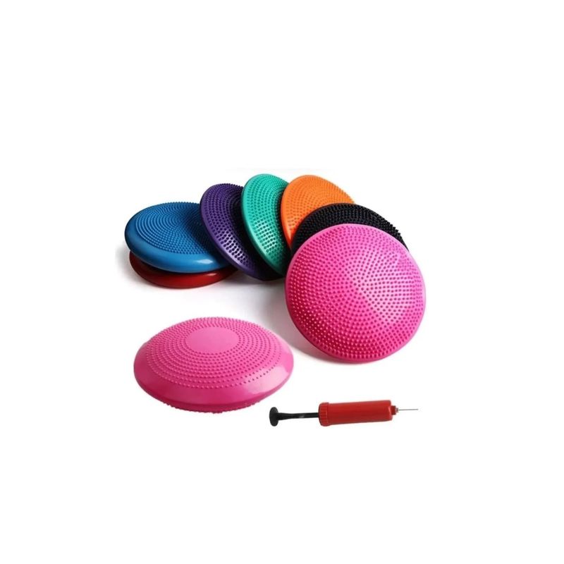 GENERICO - Balon Bosu Gym Pelota Yoga Semiesfera Cojin 33cm  Inflable
