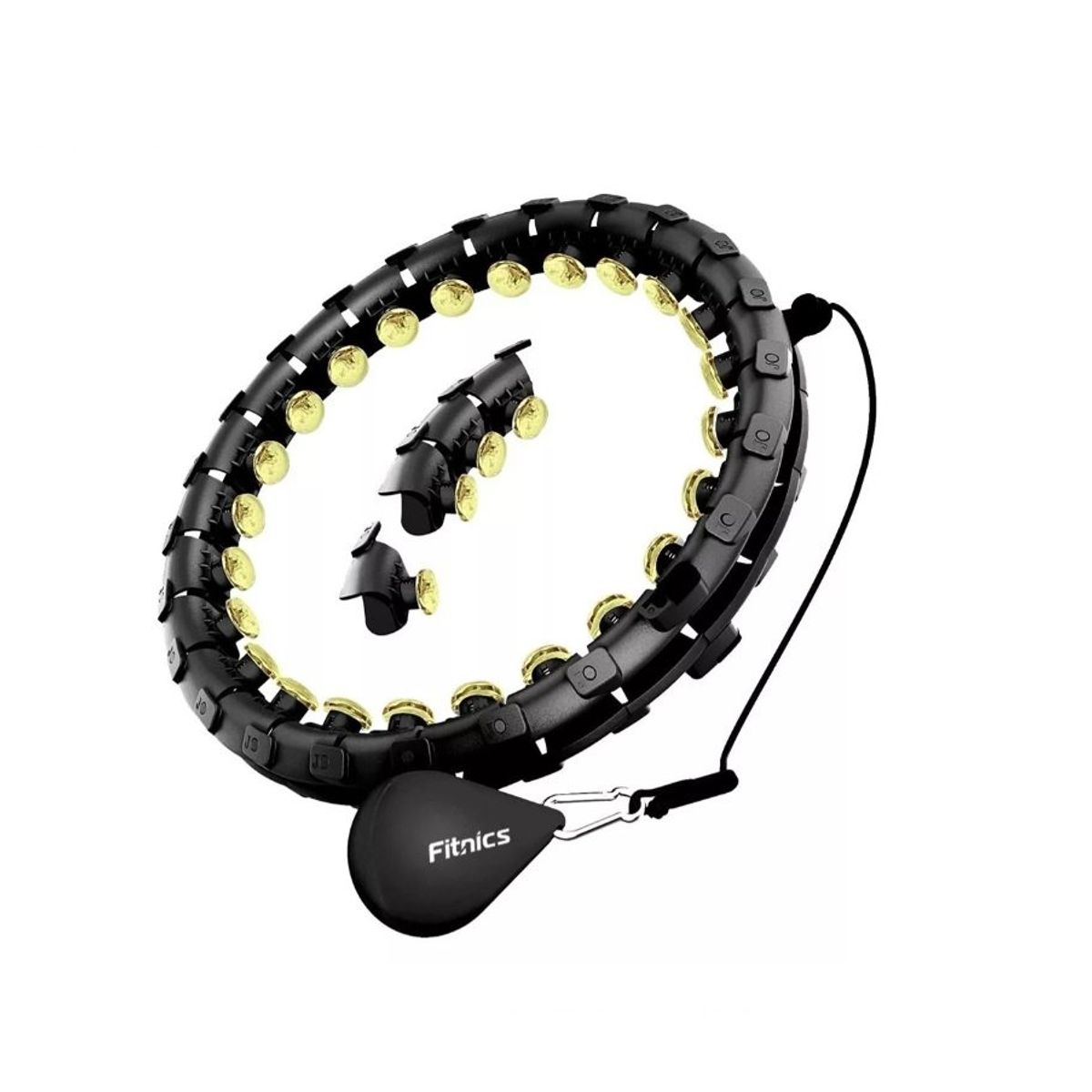 GENERICO - Aro Hula  Ajustable  Perdida Peso Cintura