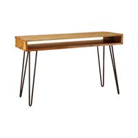 ESCRITORIO MADERA Y ACERO ACACIA