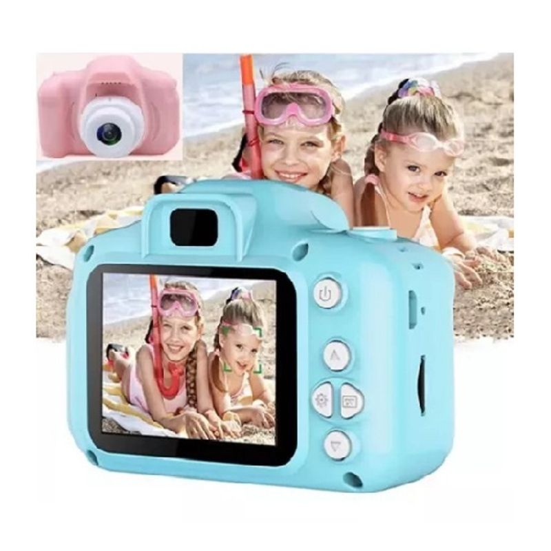 LISM - Regalo Mini Cámara Fotográfica Digital Para Niños Portatil 240081 Azul