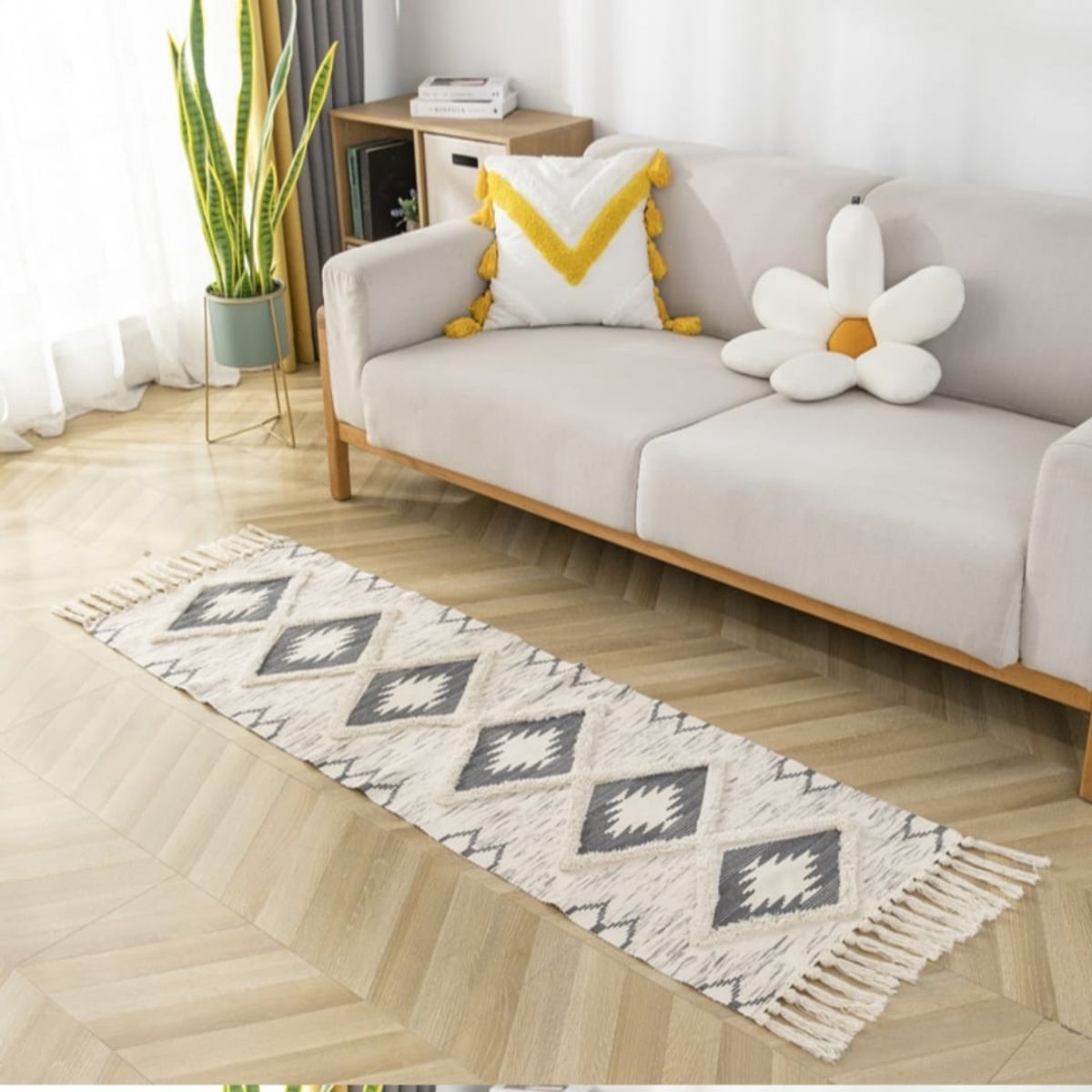 GENERICO - Piecera Kilim - Negra para dormitorio