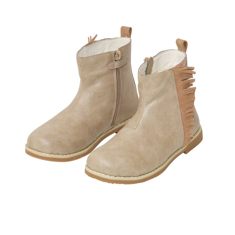PILLIN - Botín Niña Beige Pillin PILLIN