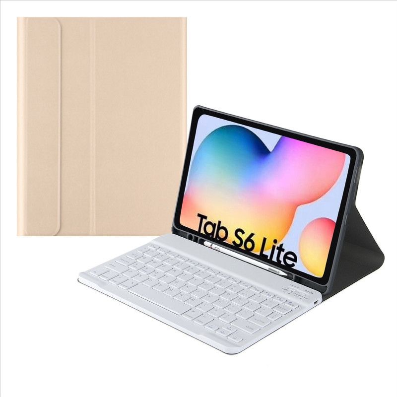 NAUTICA - Funda con Teclado para Galaxy Tab S6 Lite 10.4 - Gold Rose