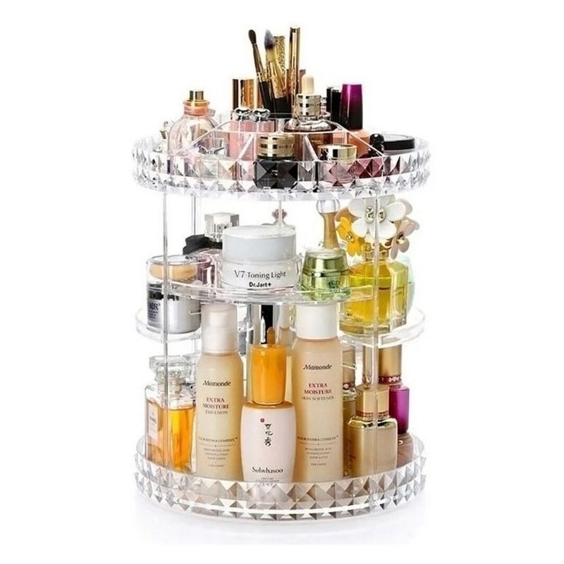 GENERICO - Organizador Acrilico Para Maquillaje Y Cosmeticos 360