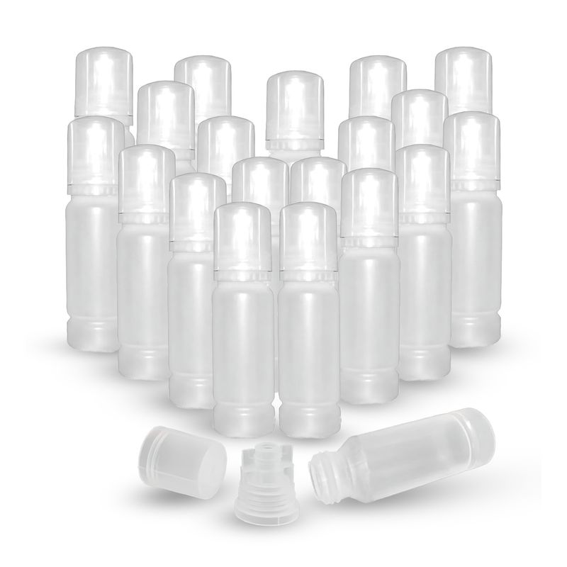 MALIK - Pack 20 Botellas Vacias T544 70ml compatible para Epson Ecotank L3210