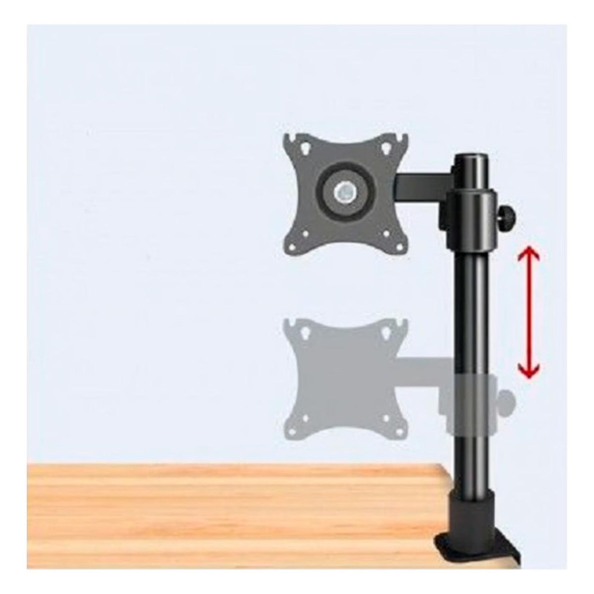 DM - SOPORTE MONITOR Y TV 14 A 27" CON PRENSA DM