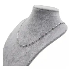 MALIK - Exhibidor Cuello Alargado Mediano Felpa Color Gris