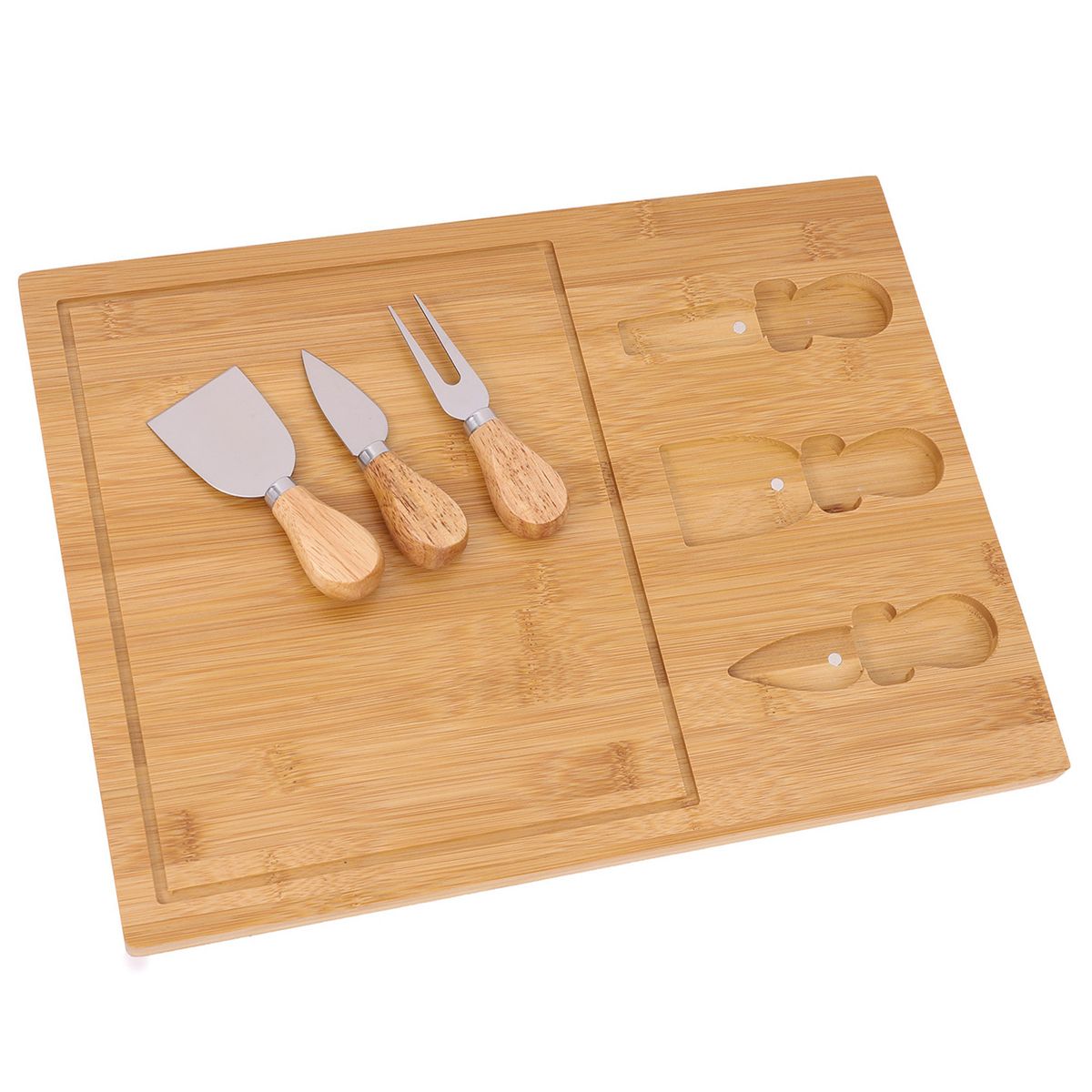 INSPIRACCI - Tabla quesos rectangular L c/utensilios