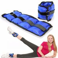 Tobilleras o Muñequeras Con Peso 2 Kg