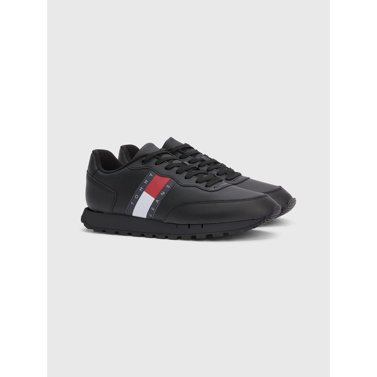 TOMMY HILFIGER - Zapatillas Retro Runner  Negro Tommy Hilfiger