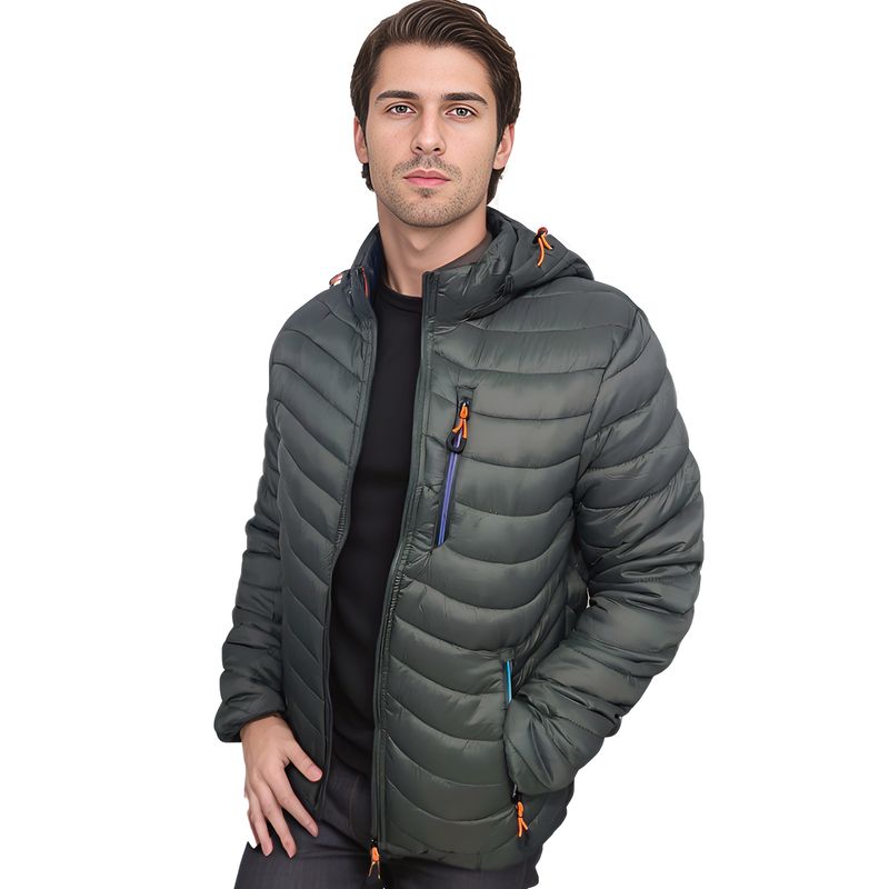 GENERAC - Chaqueta Parka Hombre Térmica Impermeable Curvi Verde YMOSS