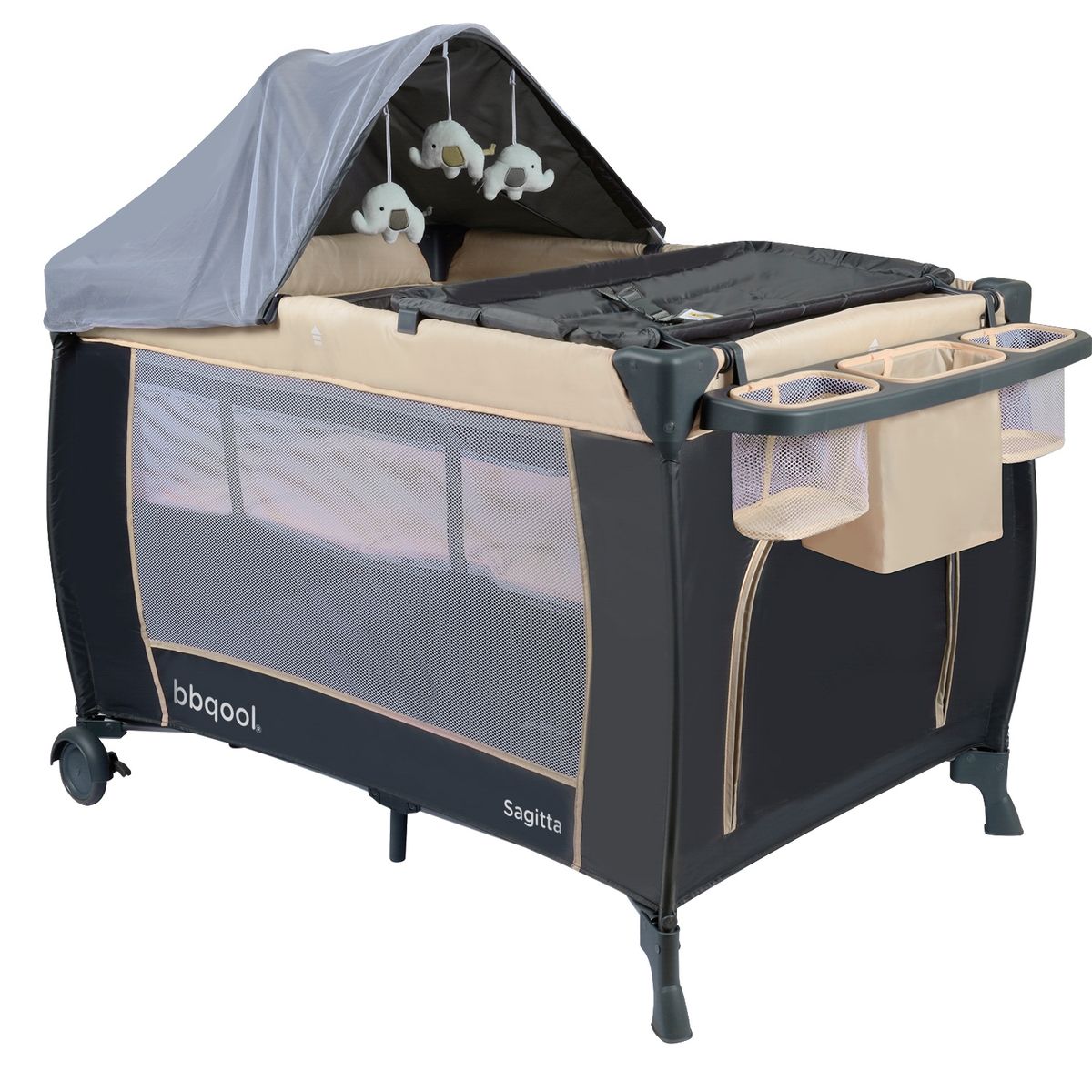 BBQOOL - Cuna Playard Sagitta Beige