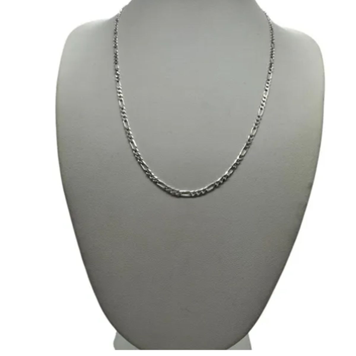 GENERICO - Cadena Hombre Figaro Plata Italiana 925 - 50 Cm Corta