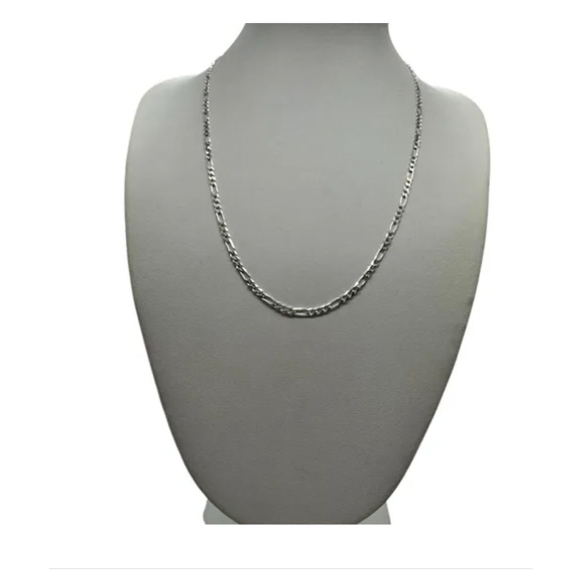 GENERICO - Cadena Hombre Figaro Plata Italiana 925 - 50 Cm Corta