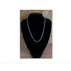 GENERICO - Cadena Hombre Figaro Plata Italiana 925 - 50 Cm Corta