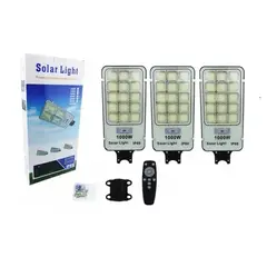 GENERICO - X3 Focos Solares Exterior Foco Led Con Sensor 1000wsoporte