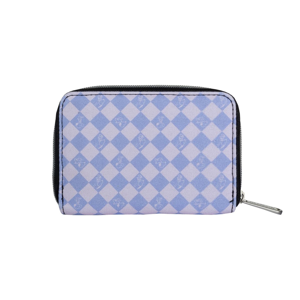 SNOOPY - Billetera Mujer Cuadros Celeste Snoopy