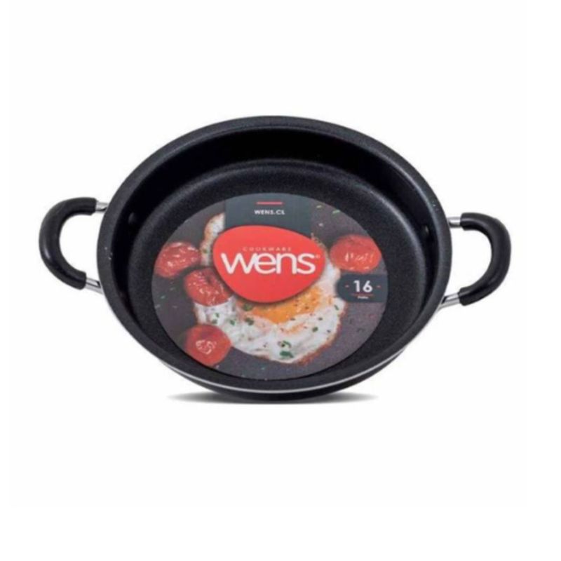 GENERICO - Paila Firenze Roja 16cm con Asa Silicona - Antiadherente y Resistente