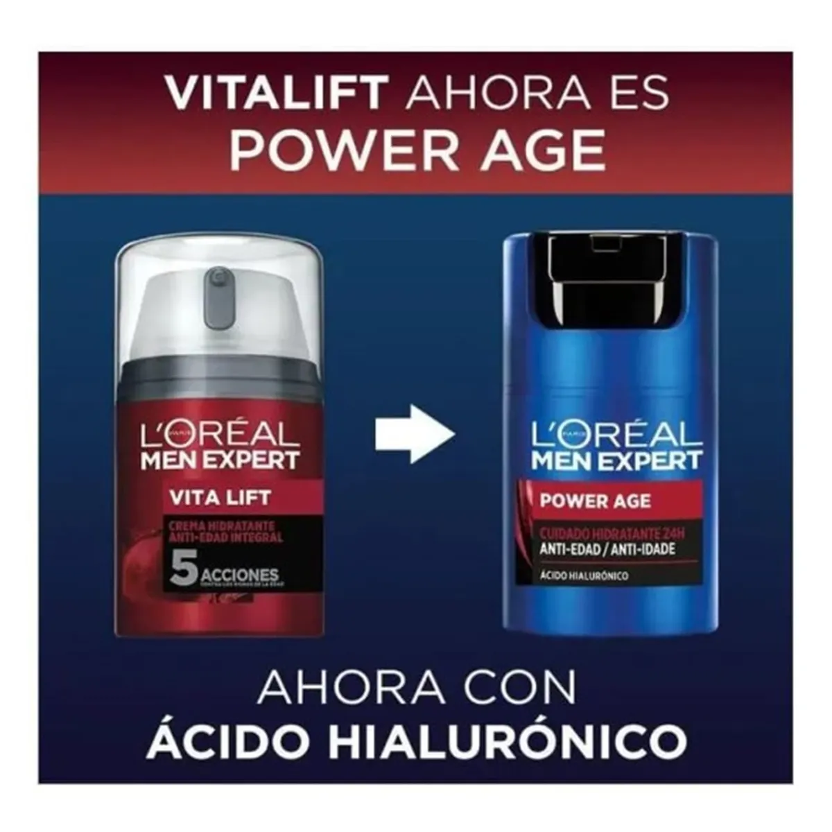 MEN EXPERT -  Pack Anti-Edad POWER AGE Men Expert LOréal