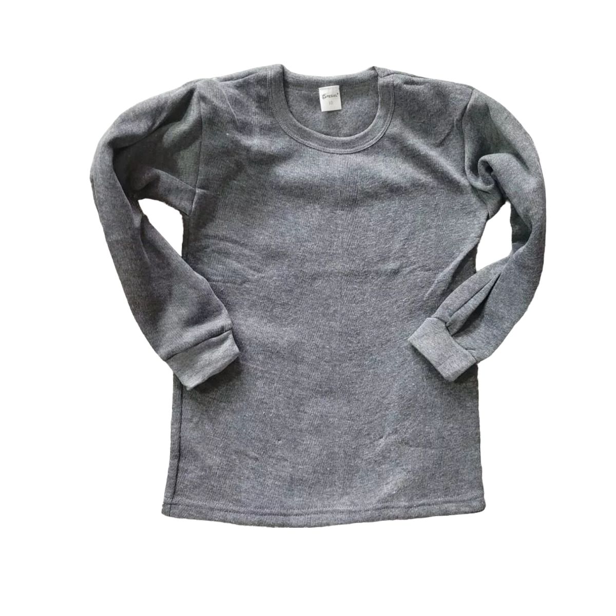 GARSIL - Polera Camiseta Manga Larga Para Niños De Algodón Con Polar Interior