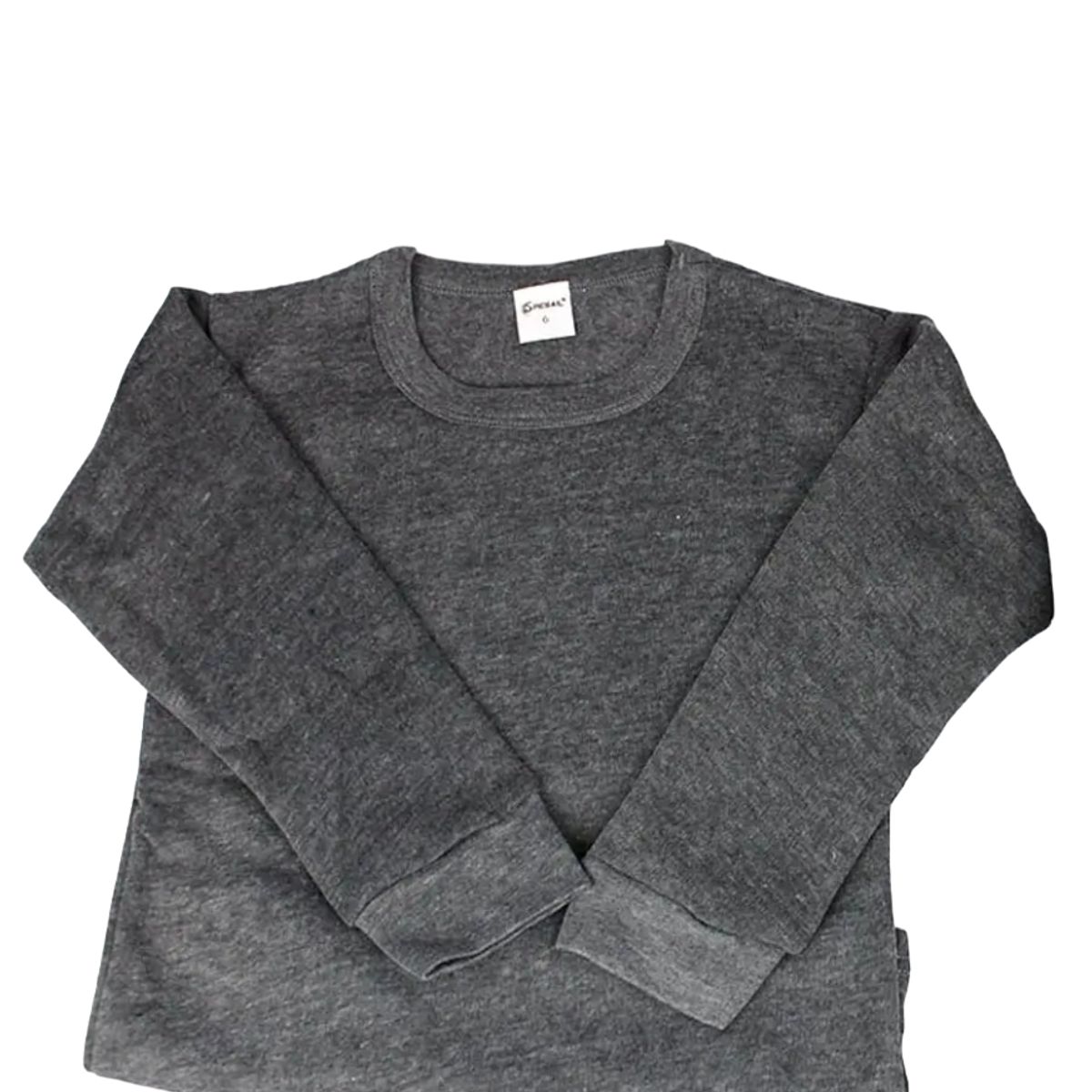 GARSIL - Polera Camiseta Manga Larga Para Niños De Algodón Con Polar Interior