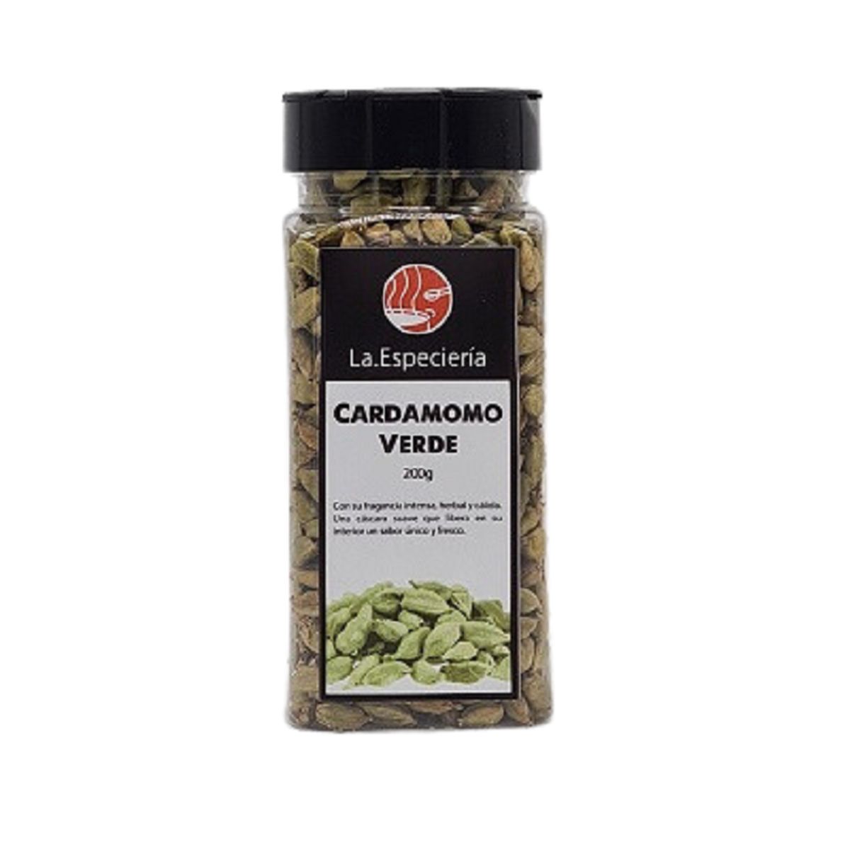 GENERICO - Cardamomo Verde Entero Premium Sabor Dulce Especiado  200g La Especieria