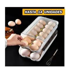 GENERICO - Bandeja Organizadora Porta Huevos Apilable