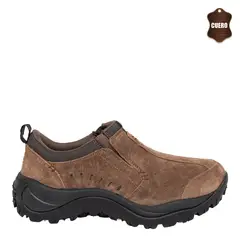 LONDON ADIXT - Zapato de Cuero Hombre Café Cedro