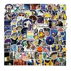 GARSIL - 50 Stickers de Coraline - Etiquetas Autoadhesivas